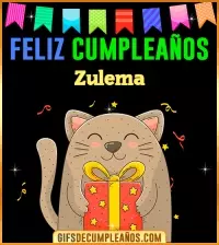 GIF Feliz Cumpleaños Zulema